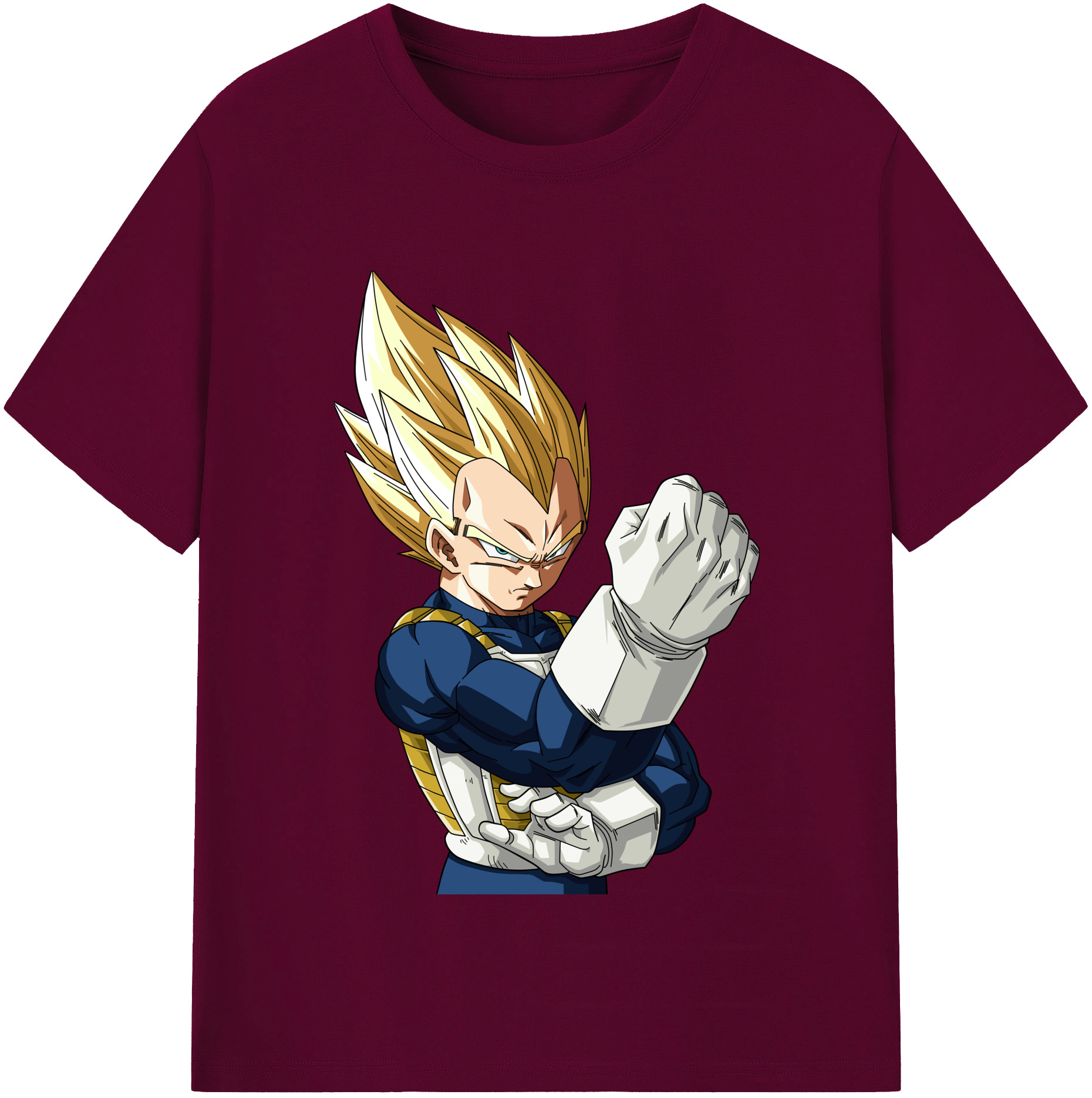 （画像用） ドラゴンボール ベジータ四世（Bejīta Yonsei）DRAGON BALL Vegeta IV レディースカジュアルプリントTシャツ（綿100％）